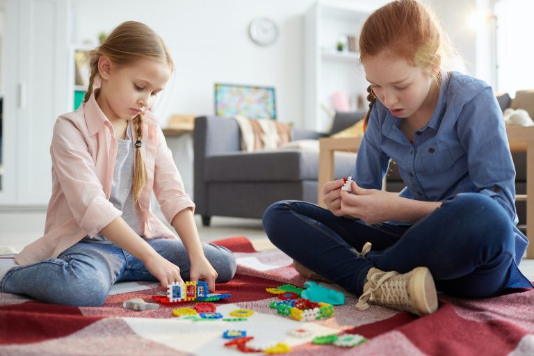 Children Playing with Toys